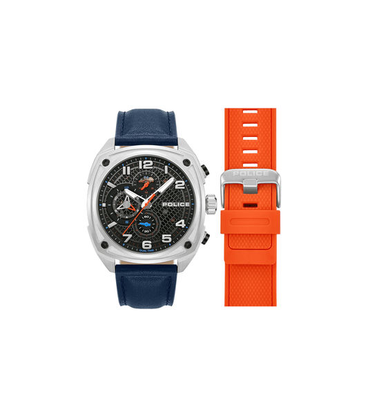 Police Portland PEWGF00814X0 Herrenuhr Mehrfarbig • Chronograph-Multifunktion • Squircle-Gehäuse