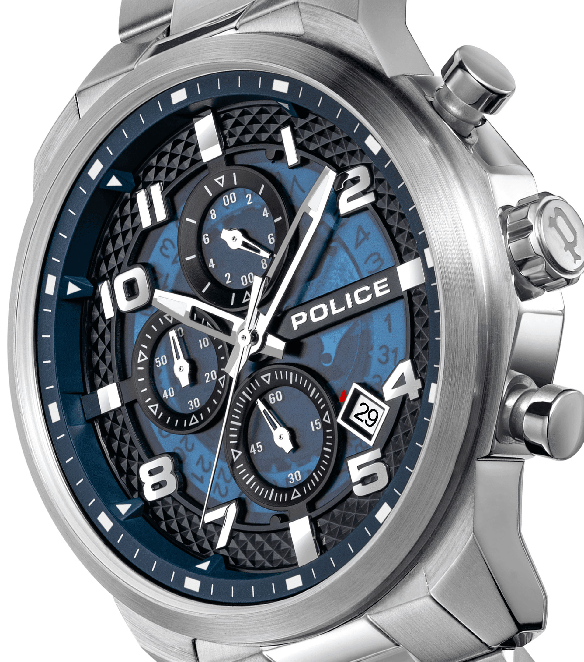 Police Soul PEWGK0053901 Herrenuhr Silber • Multifunktions-Chronograph • 5 ATM Wasserschutz, Bild 4