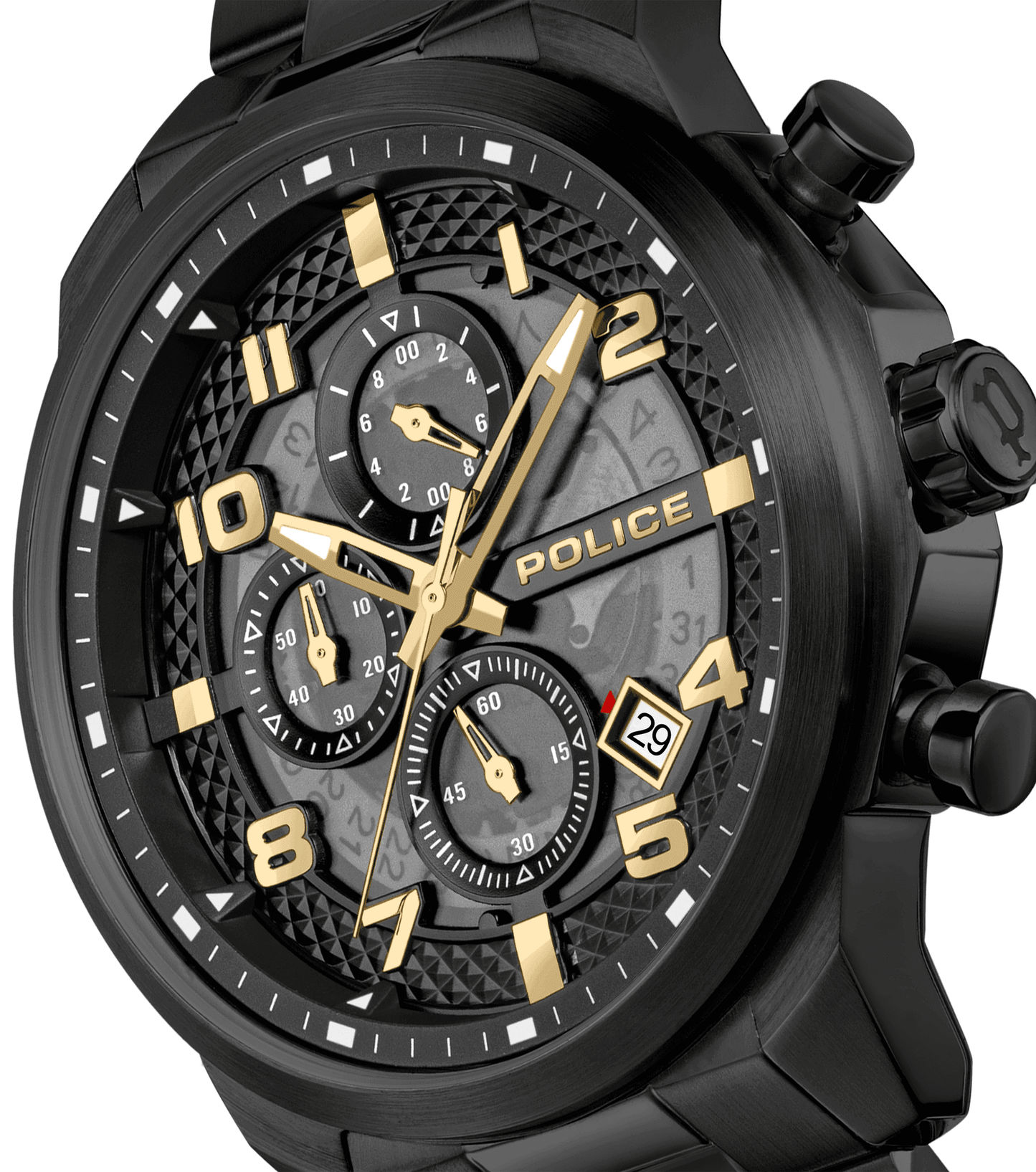 Police Soul PEWGK0053902 Herrenuhr Schwarz • Multifunction-Werk • 5 ATM Wasserdicht, Bild 4