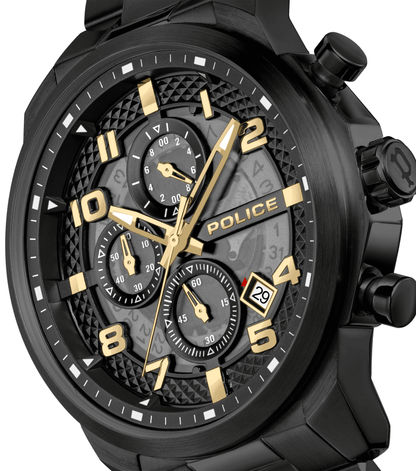 Police Soul PEWGK0053902 Herrenuhr Schwarz • Multifunction-Werk • 5 ATM Wasserdicht, Bild 4