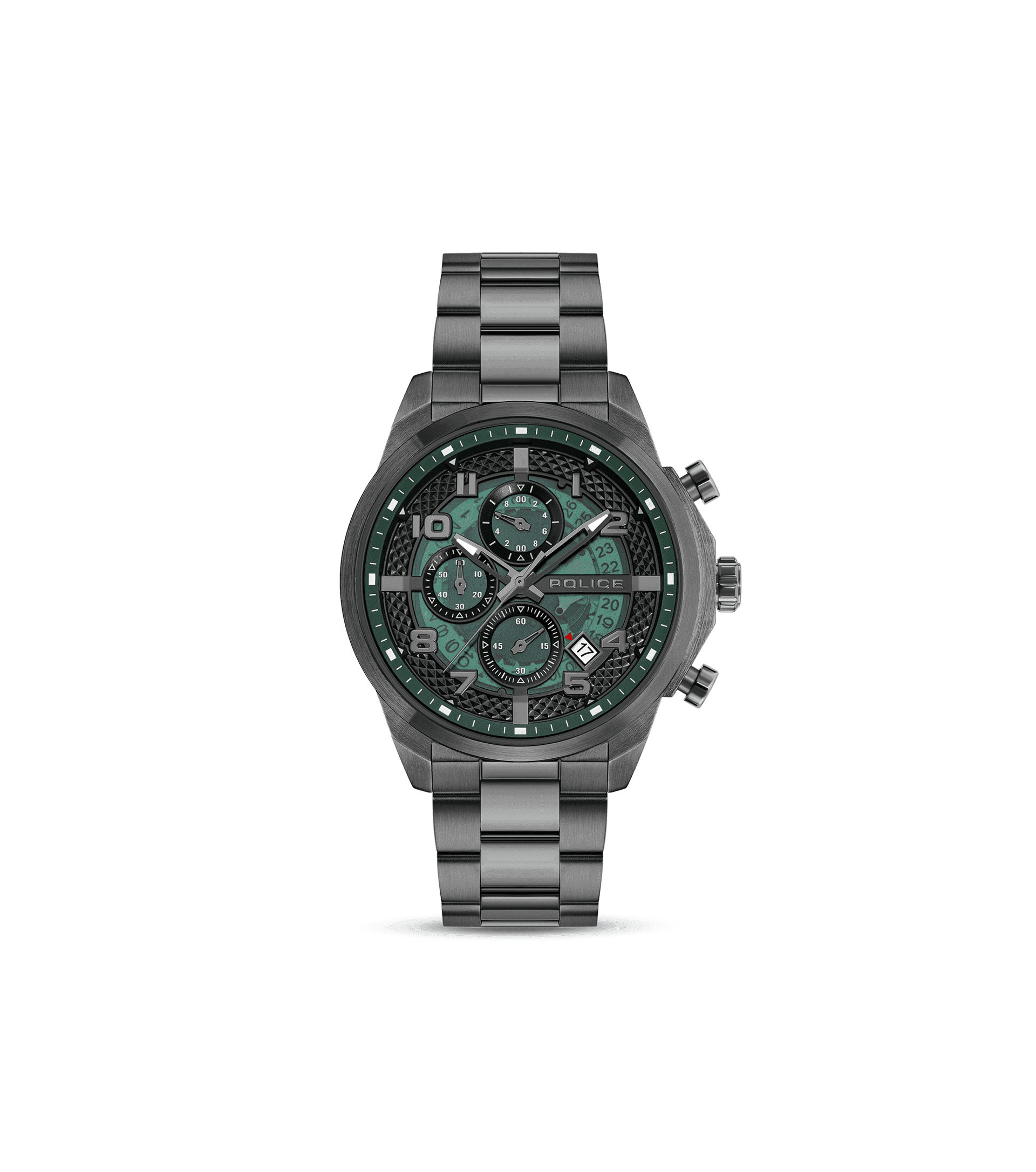 Police Soul PEWGK0053903 Herrenuhr Grau • Multifunktionswerk • 5 BAR Wasserdicht