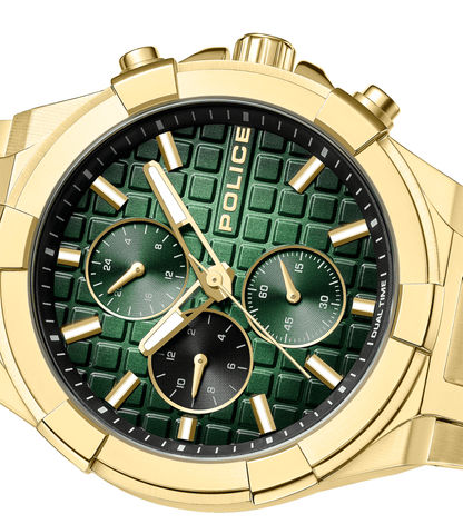 Police Guardian PEWGK0082003 Herrenuhr Goldfarben • Multifunktion mit Dual-Time • Gold-IP-Beschichtung, Bild 4