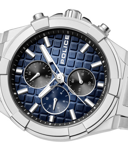 Police Guardian PEWGK0082004 Herrenuhr Silber • Chronograph • 5 ATM, Bild 4