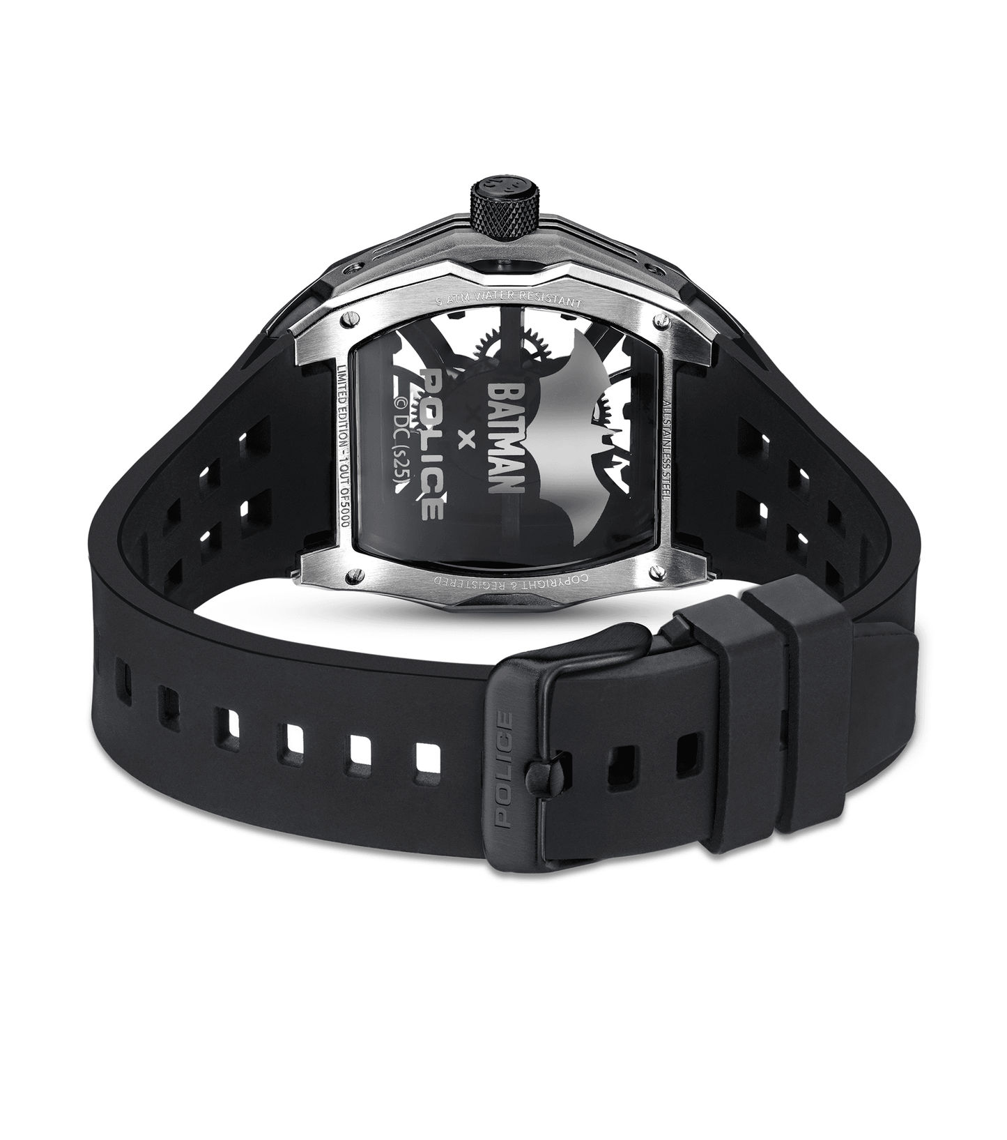 Police Gotham PEWGM0075301 Herrenuhr Schwarz • Limitierte Edition • Batman-Zifferblatt, Bild 3