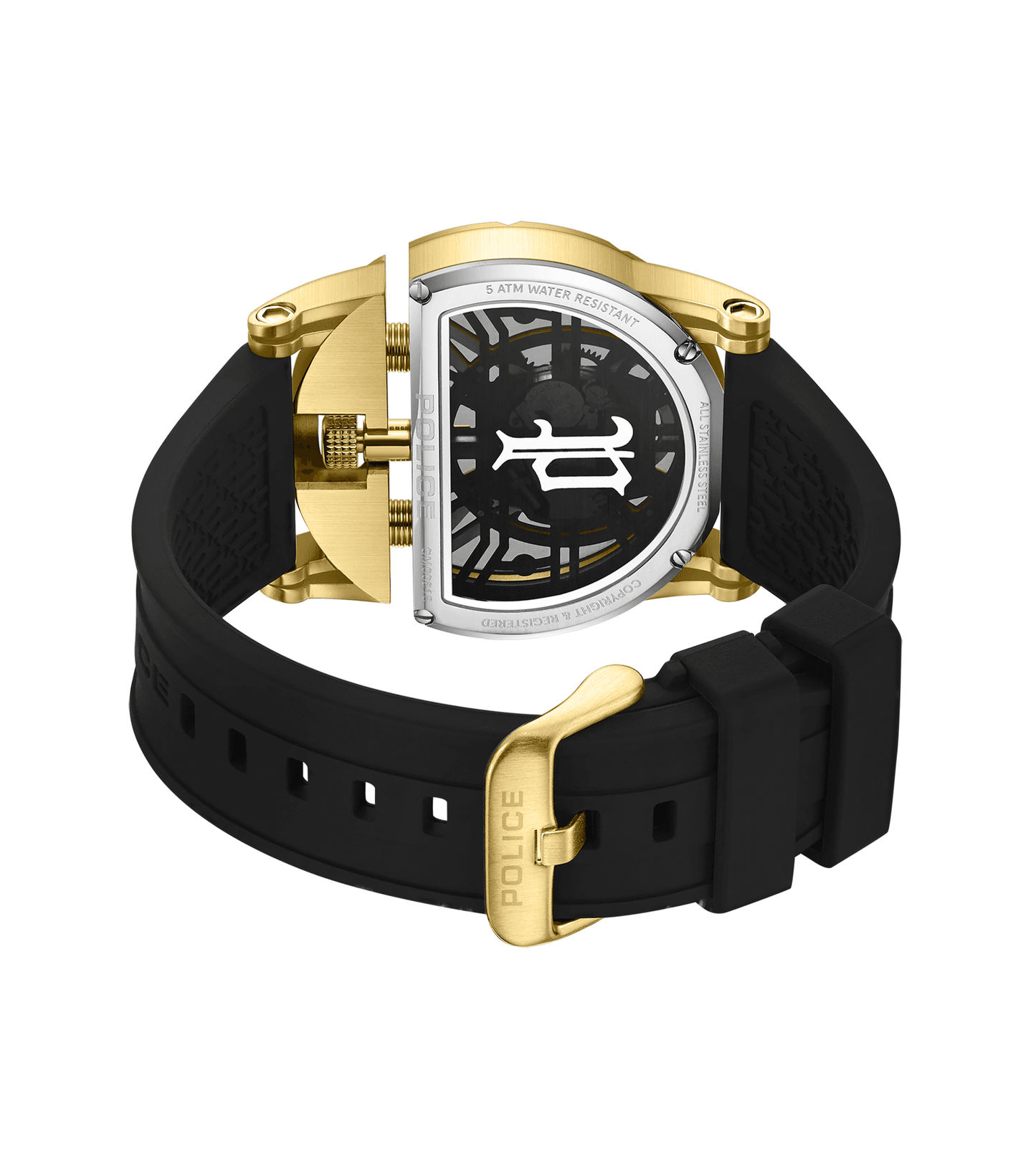 Police Daintree 2.0 PEWGM0081508 Herren • 46x53mm Gehäuse mit Gold-IP-Beschichtung • 5 ATM Wasserdicht, Bild 3