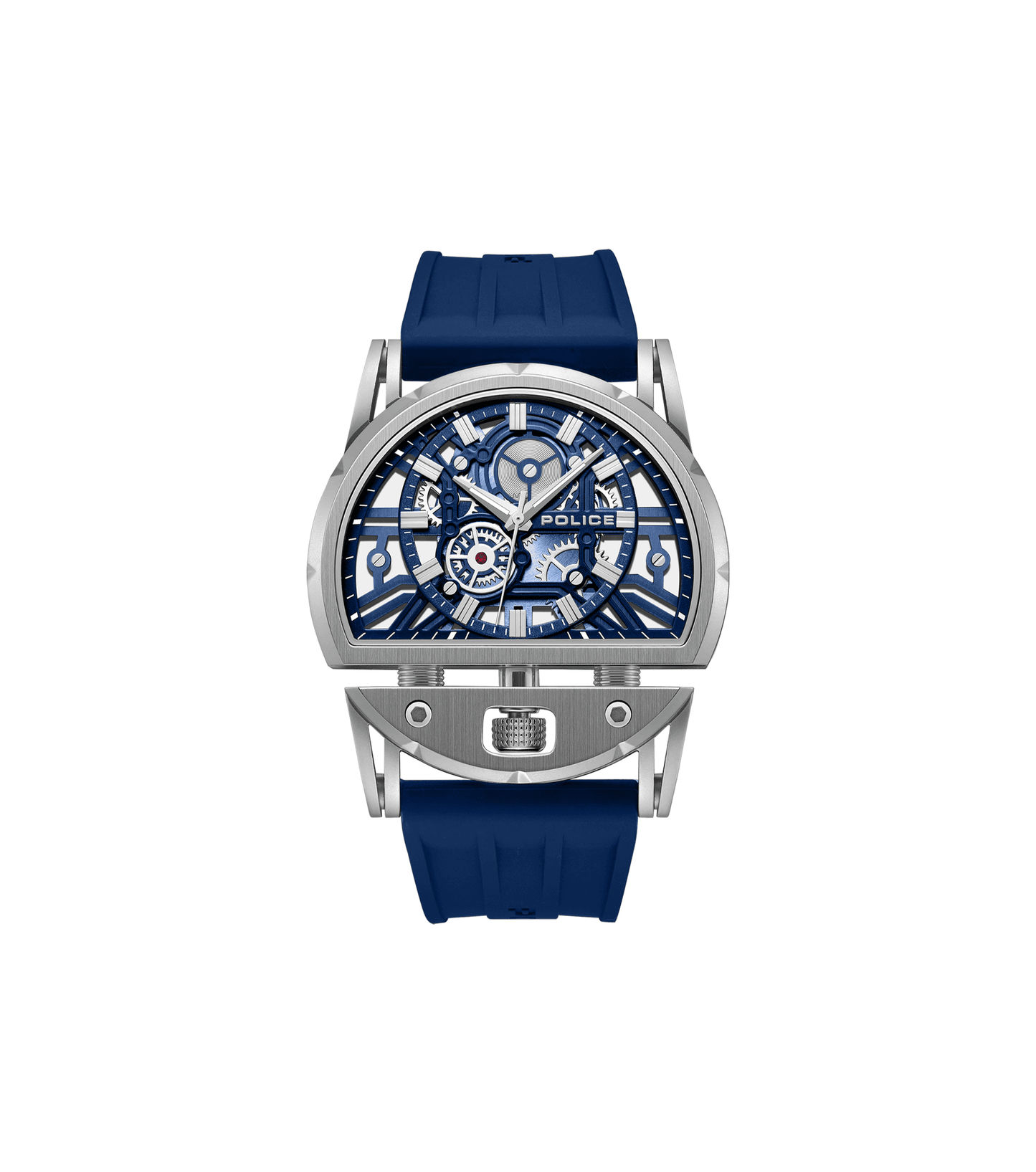 Police Daintree 2.0 PEWGM0081509 Herrenuhr Blau • Silikon-Armband • 5 ATM Wasserdichtigkeit