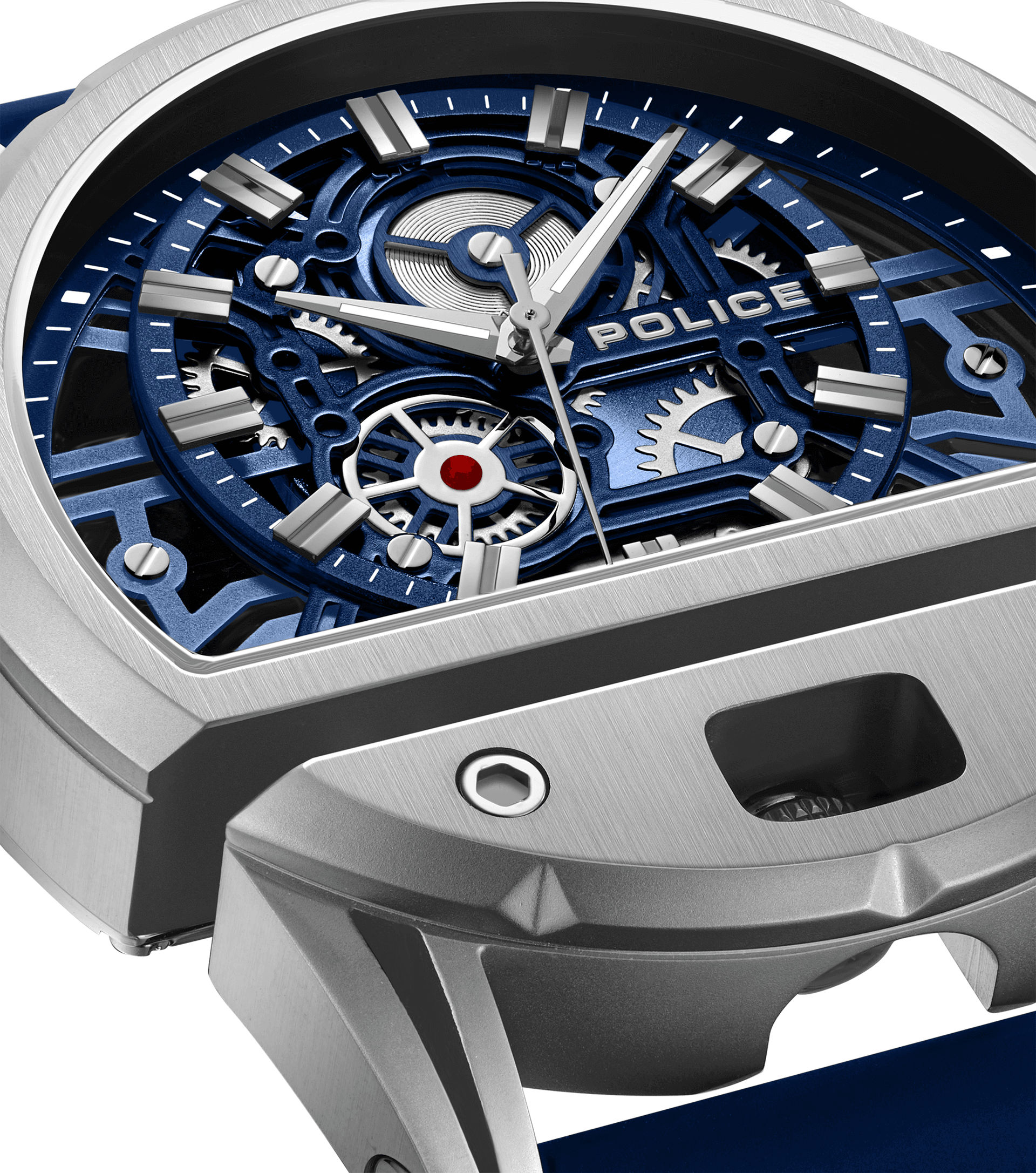 Police Daintree 2.0 PEWGM0081509 Herrenuhr Blau • Silikon-Armband • 5 ATM Wasserdichtigkeit, Bild 4
