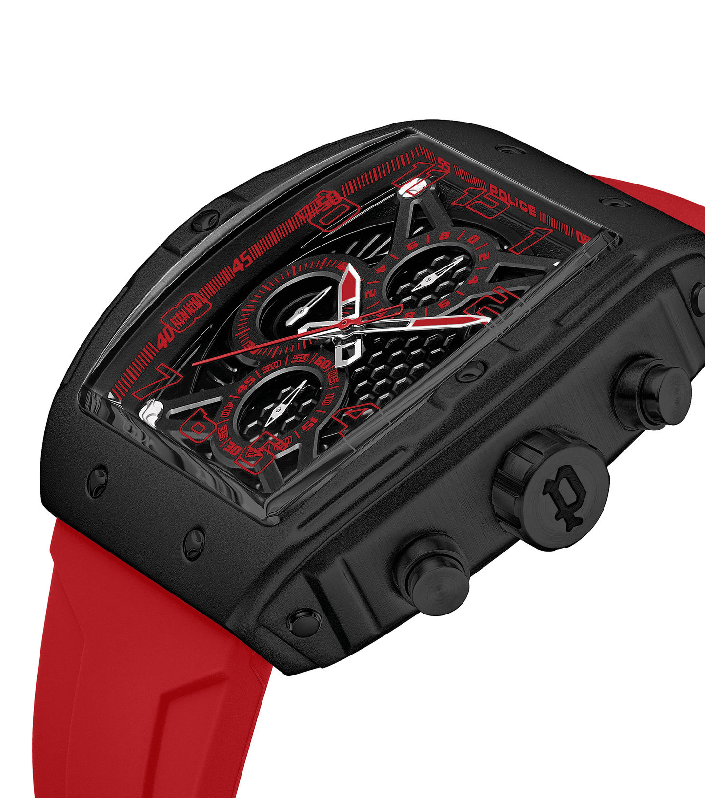 Police Coswig PEWGO0063105 Herrenuhr Schwarz • Mineralglas • Quarz-Chronograph, Bild 4