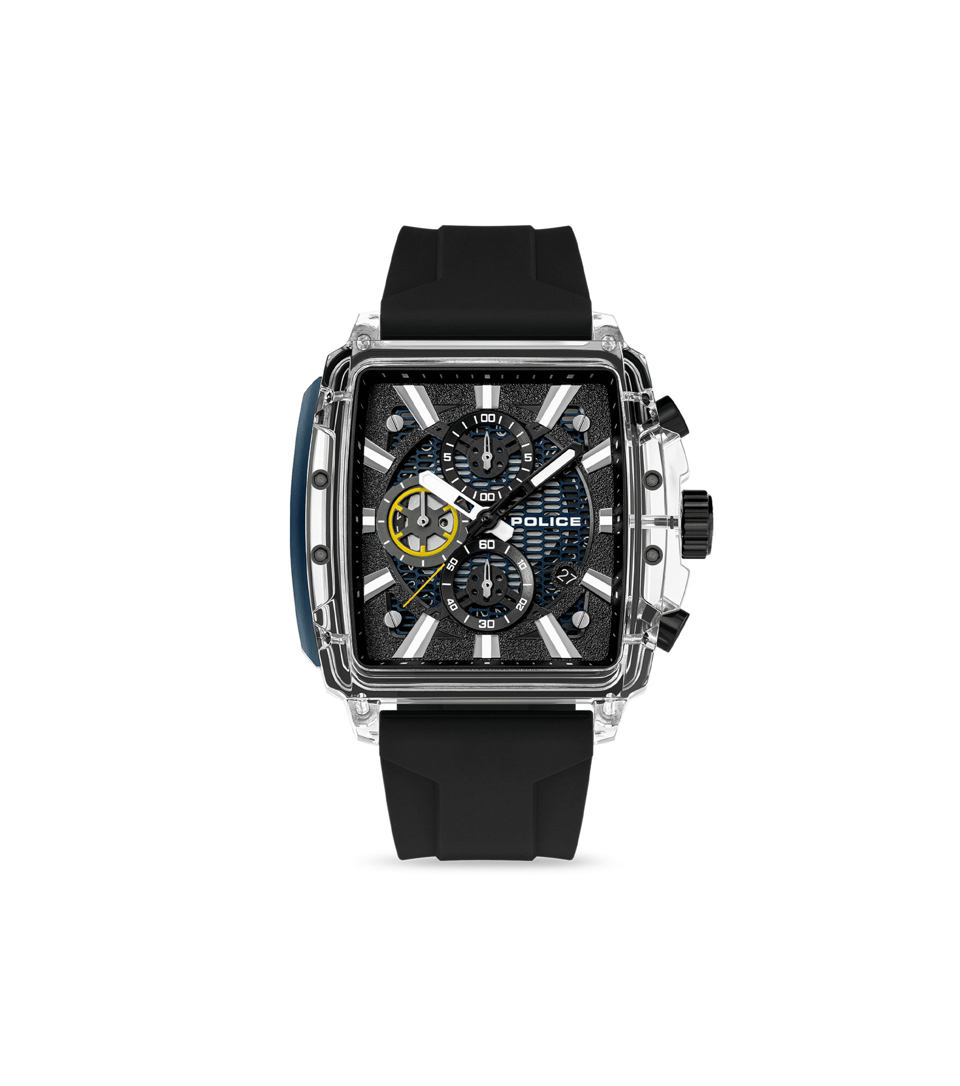Police Clout Octet PEWGO00776X0 Herrenuhr Schwarz • Quarz-Chronograph • 8 austauschbare Armbänder, Bild 4