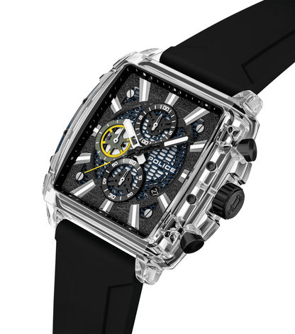 Police Clout Octet PEWGO00776X0 Herrenuhr Schwarz • Quarz-Chronograph • 8 austauschbare Armbänder, Bild 5