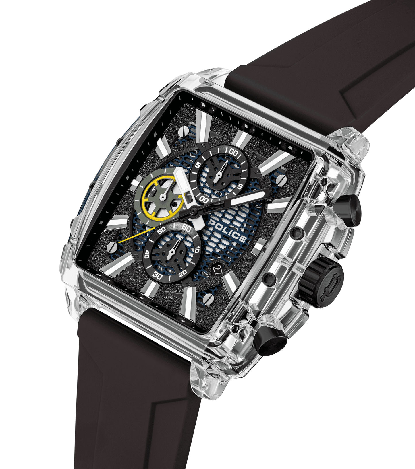 Police Clout Octet PEWGO00776X0 Herrenuhr Schwarz • Quarz-Chronograph • 8 austauschbare Armbänder, Bild 9