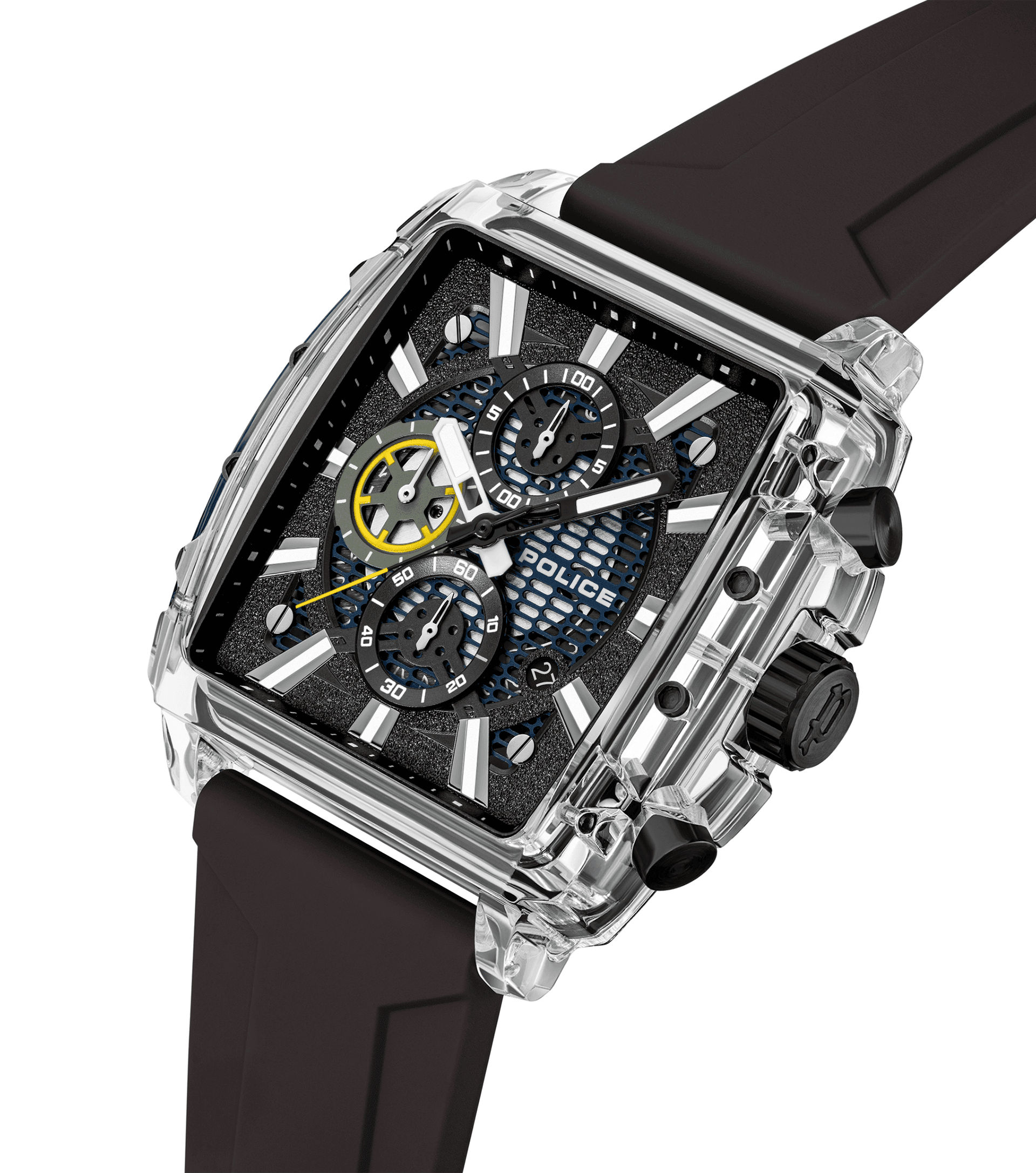 Police Clout Octet PEWGO00776X0 Herrenuhr Schwarz • Quarz-Chronograph • 8 austauschbare Armbänder, Bild 9