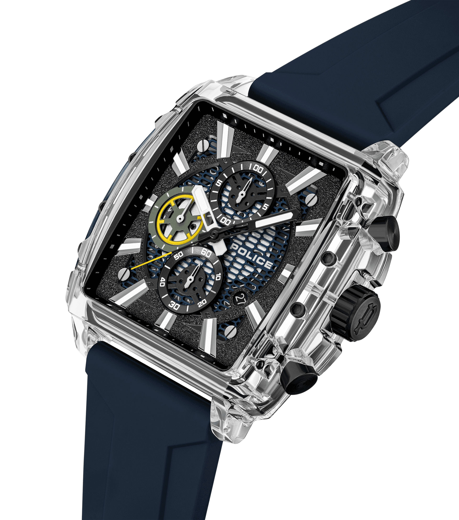 Police Clout Octet PEWGO00776X0 Herrenuhr Schwarz • Quarz-Chronograph • 8 austauschbare Armbänder, Bild 12