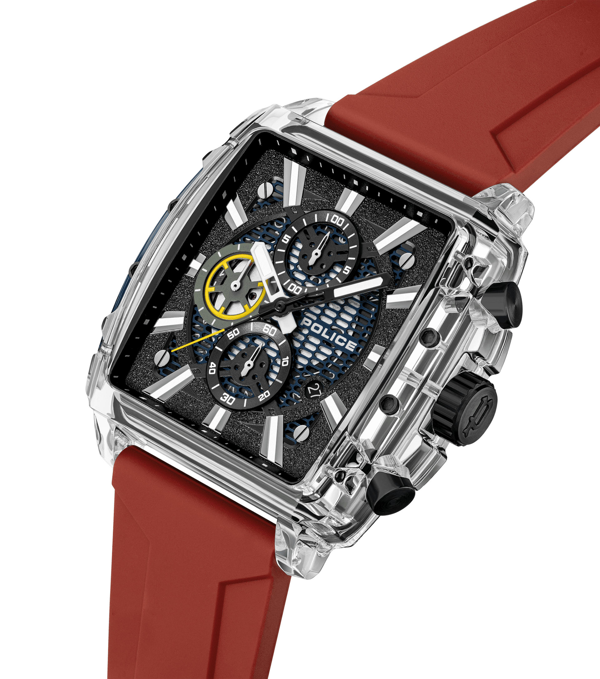 Police Clout Octet PEWGO00776X0 Herrenuhr Schwarz • Quarz-Chronograph • 8 austauschbare Armbänder, Bild 15