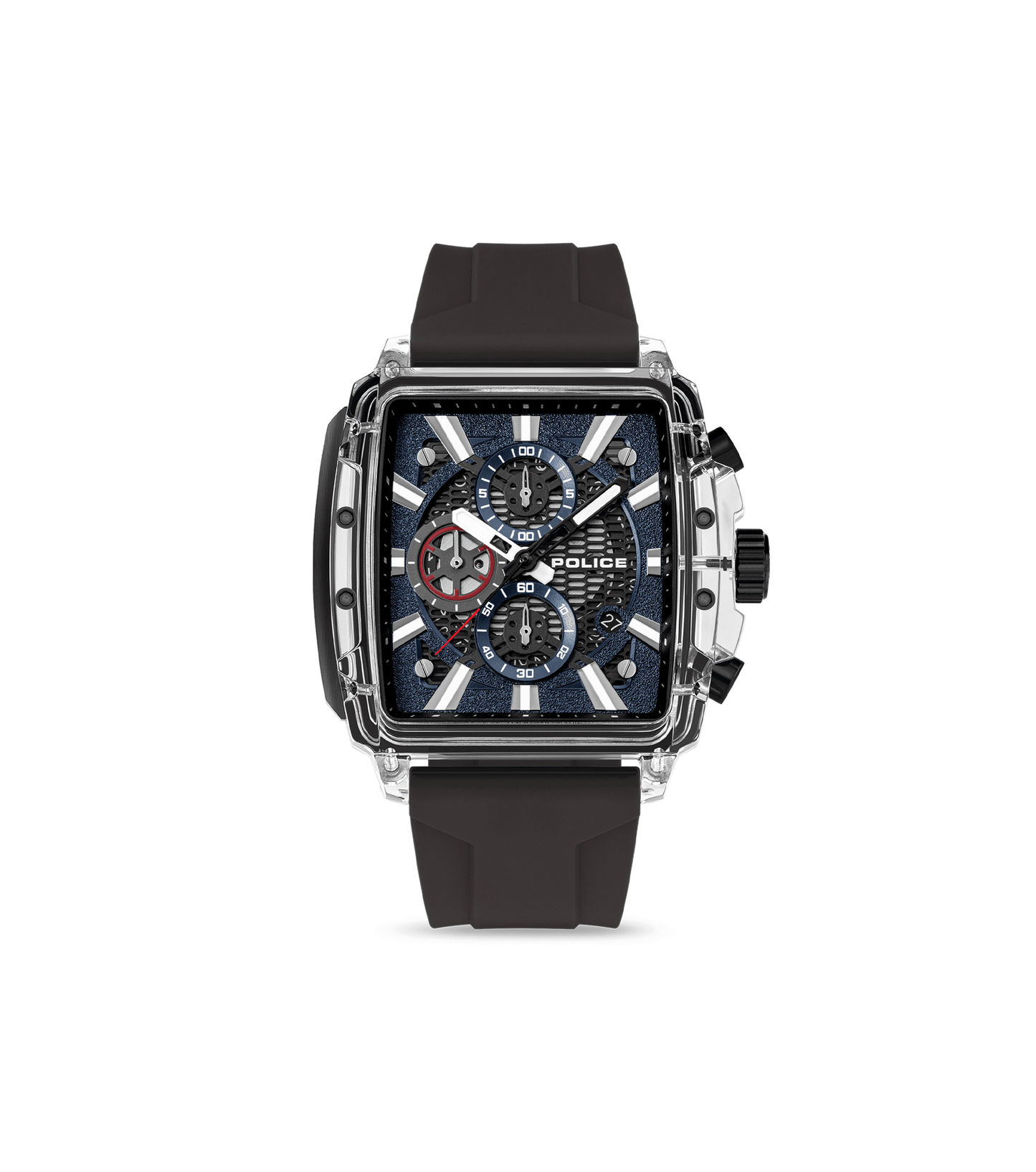 Police Clout Octet PEWGO00776X1 Herrenuhr Transparent • Quarz-Chronograph • 8 austauschbare Armbänder, Bild 8