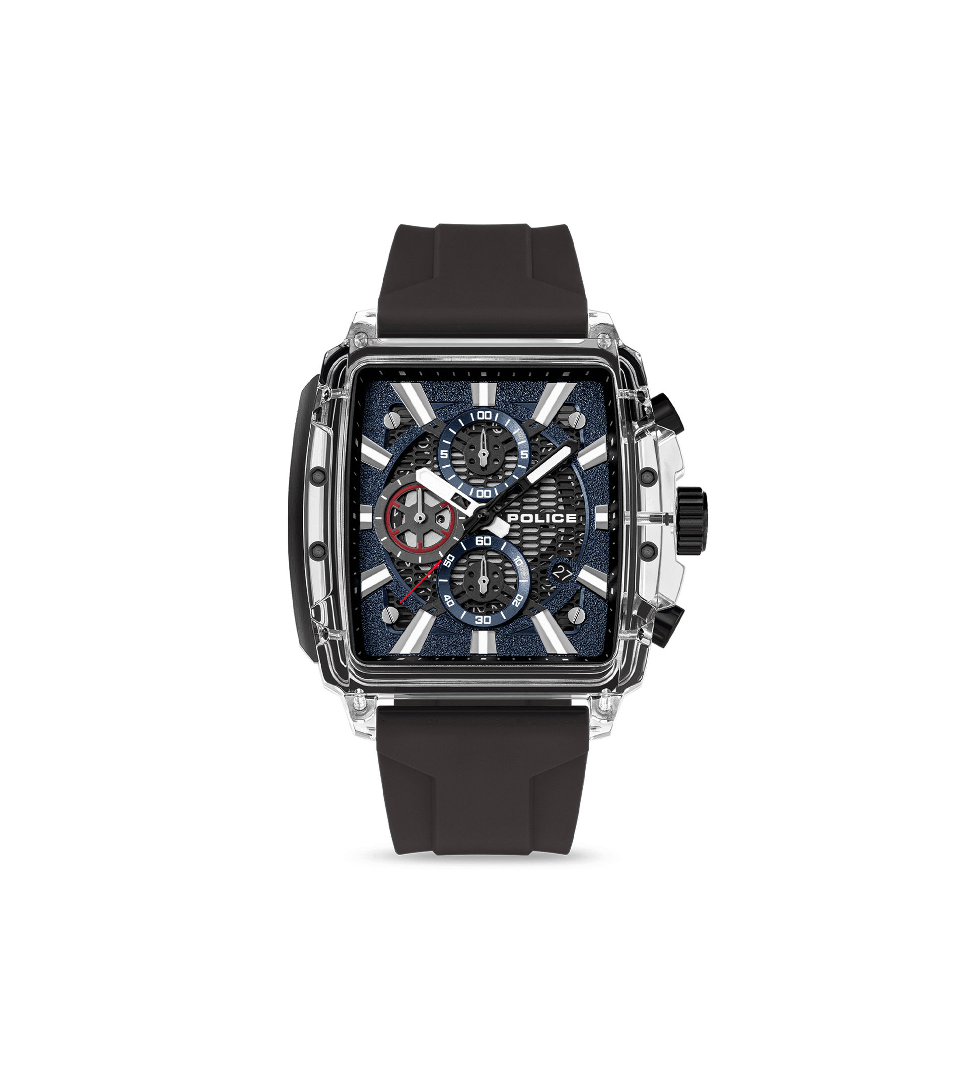 Police Clout Octet PEWGO00776X1 Herrenuhr Transparent • Quarz-Chronograph • 8 austauschbare Armbänder, Bild 8