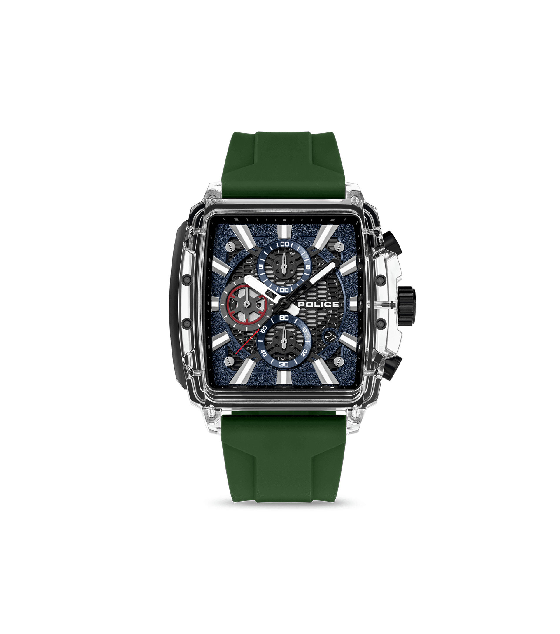 Police Clout Octet PEWGO00776X1 Herrenuhr Transparent • Quarz-Chronograph • 8 austauschbare Armbänder, Bild 14