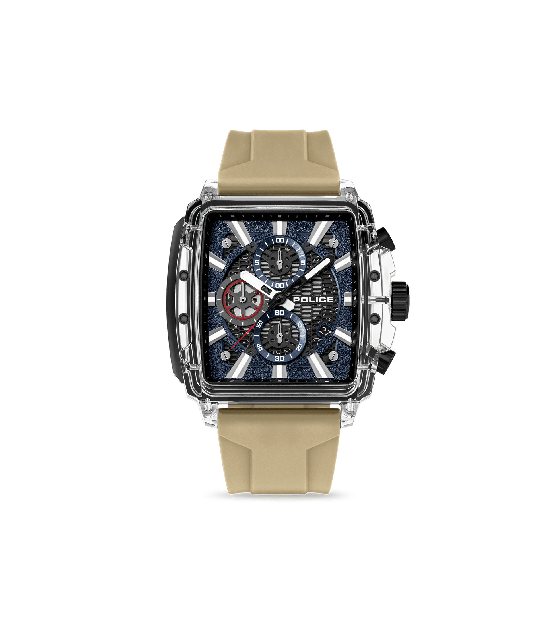 Police Clout Octet PEWGO00776X1 Herrenuhr Transparent • Quarz-Chronograph • 8 austauschbare Armbänder, Bild 17