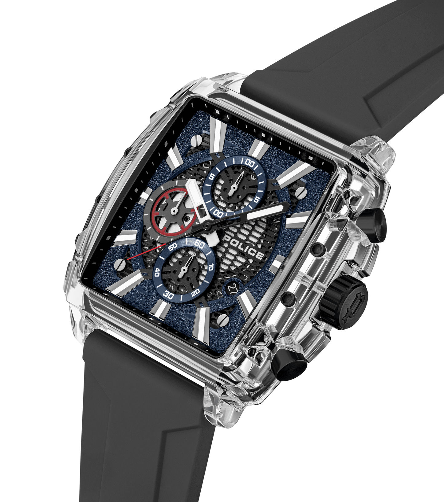 Police Clout Octet PEWGO00776X1 Herrenuhr Transparent • Quarz-Chronograph • 8 austauschbare Armbänder, Bild 24
