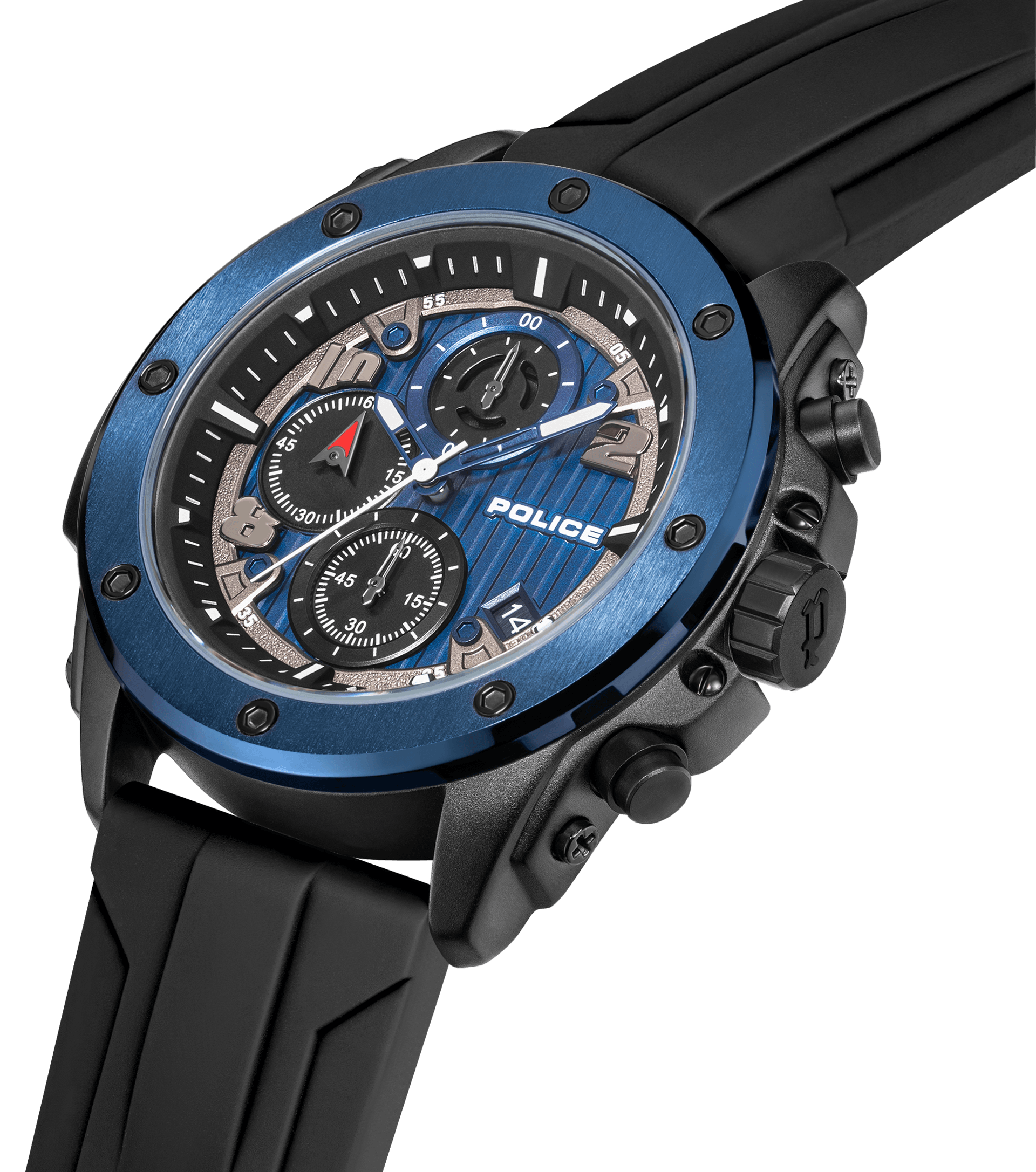 Police Clout Orb PEWGO00777X0 Herrenuhr Transparent • Chronograph • Austauschbare Armbänder, Bild 5
