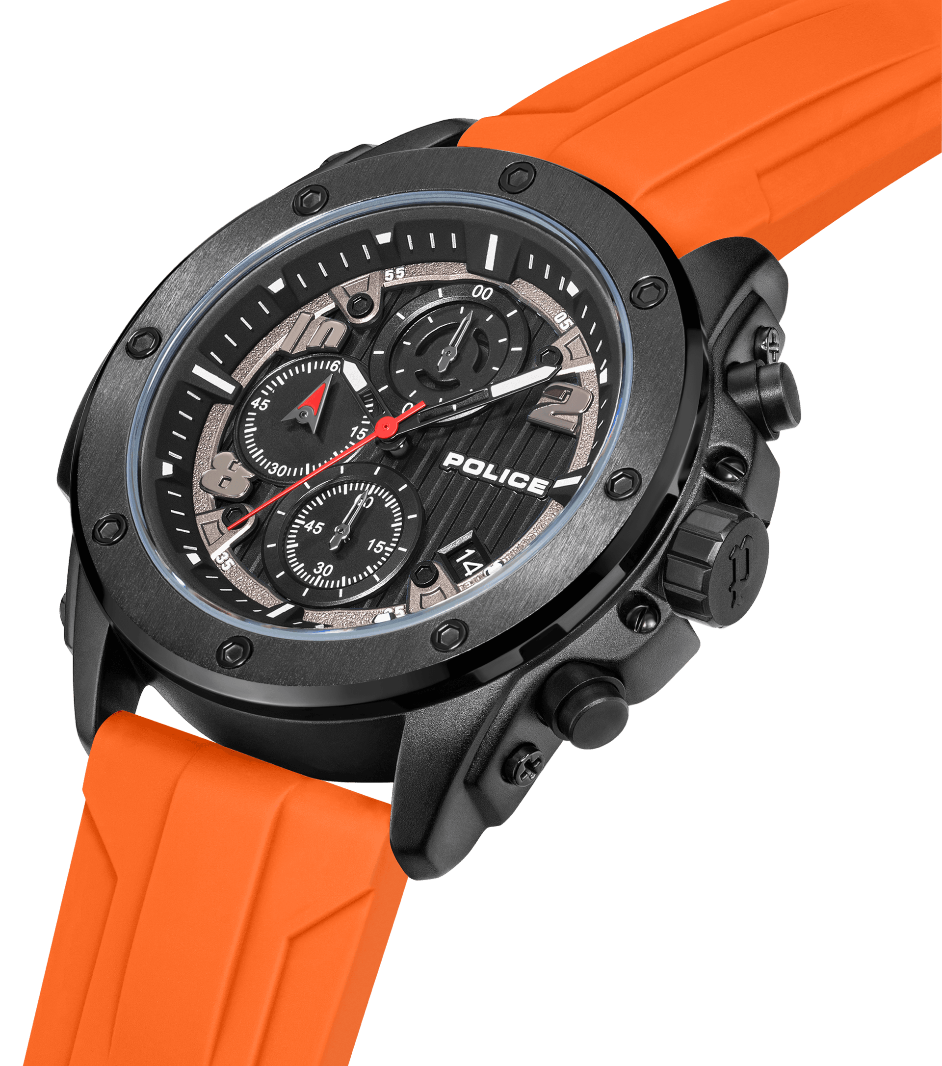 Police Clout Orb PEWGO00777X1 Herrenuhr Blau • Chronograph • Austauschbare Armbänder, Bild 12