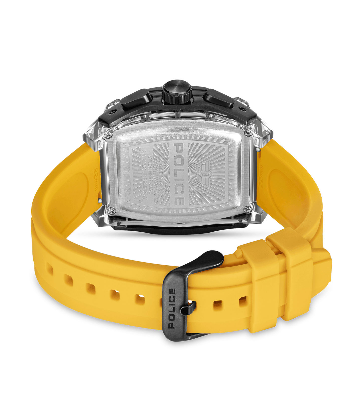 Police Clout Tank PEWGO00778X2 Herrenuhr Schwarz • Quarz-Chronograph • Set mit 4 Armbändern, Bild 13