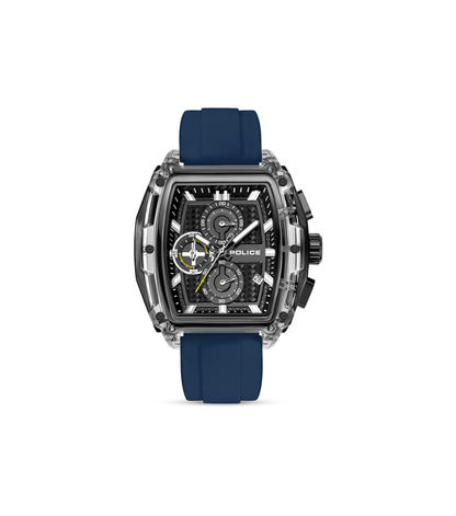 Police Clout Tank PEWGO00778X3 Herrenuhr Schwarz • Chronograph Set • 4 Wechselarmbänder, Bild 8