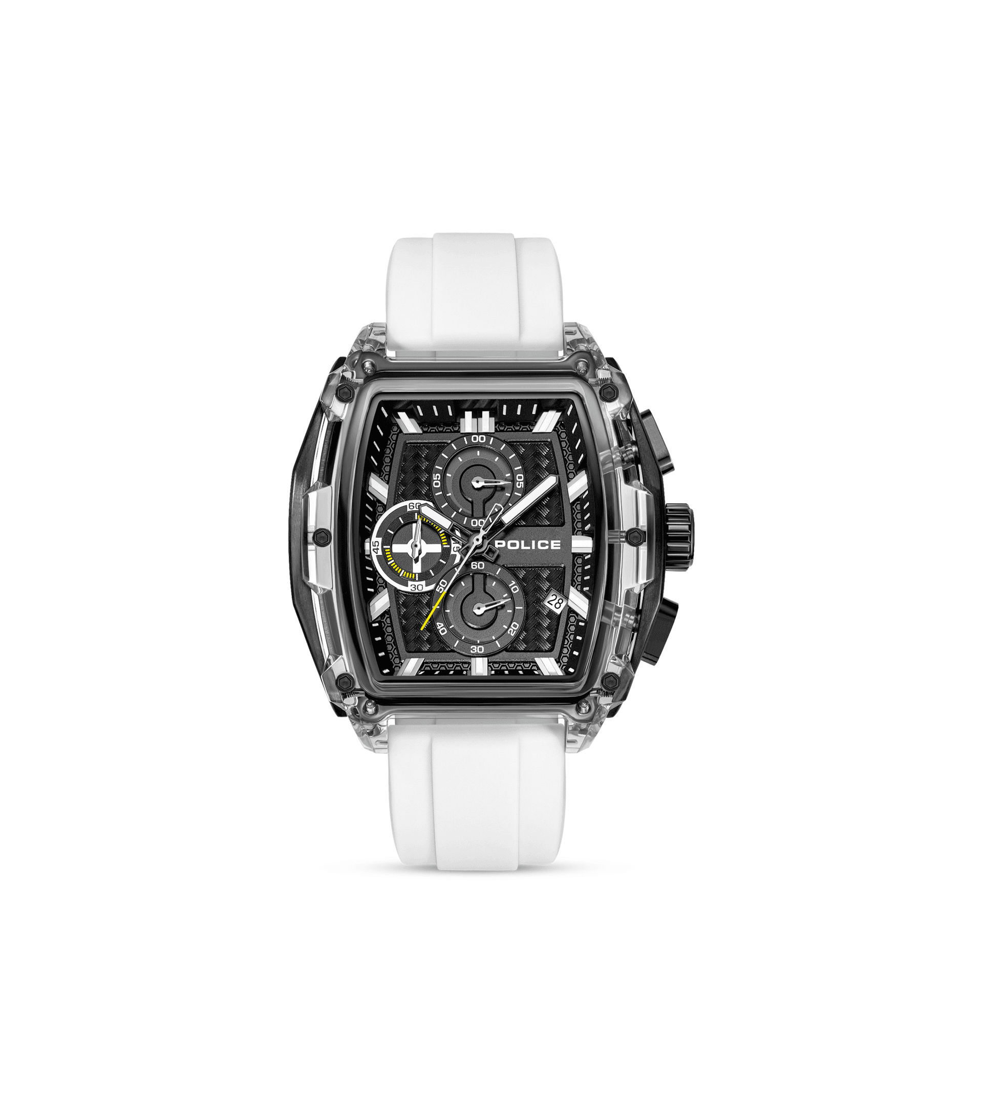 Police Clout Tank PEWGO00778X4 Herrenuhr Schwarz • Quarz-Chronograph • 8 Wechselarmbänder, Bild 23