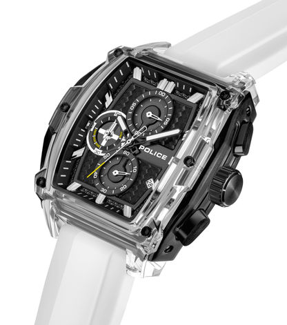 Police Clout Tank PEWGO00778X4 Herrenuhr Schwarz • Quarz-Chronograph • 8 Wechselarmbänder, Bild 24