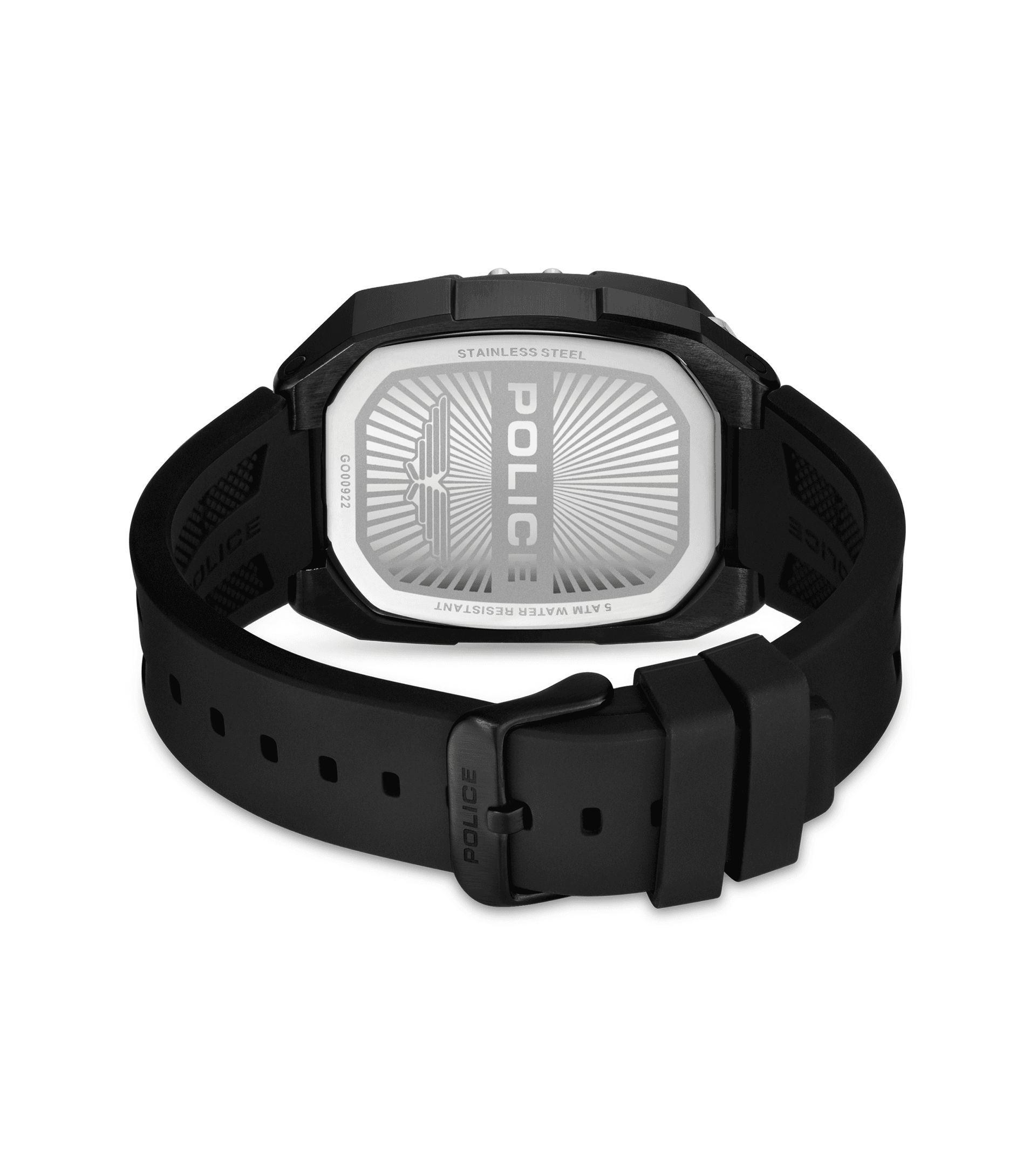 Police Bullhead PEWGO0092204-SET Herrenuhr Schwarz • Quarz-Chronograph • Mineralglas, Bild 3