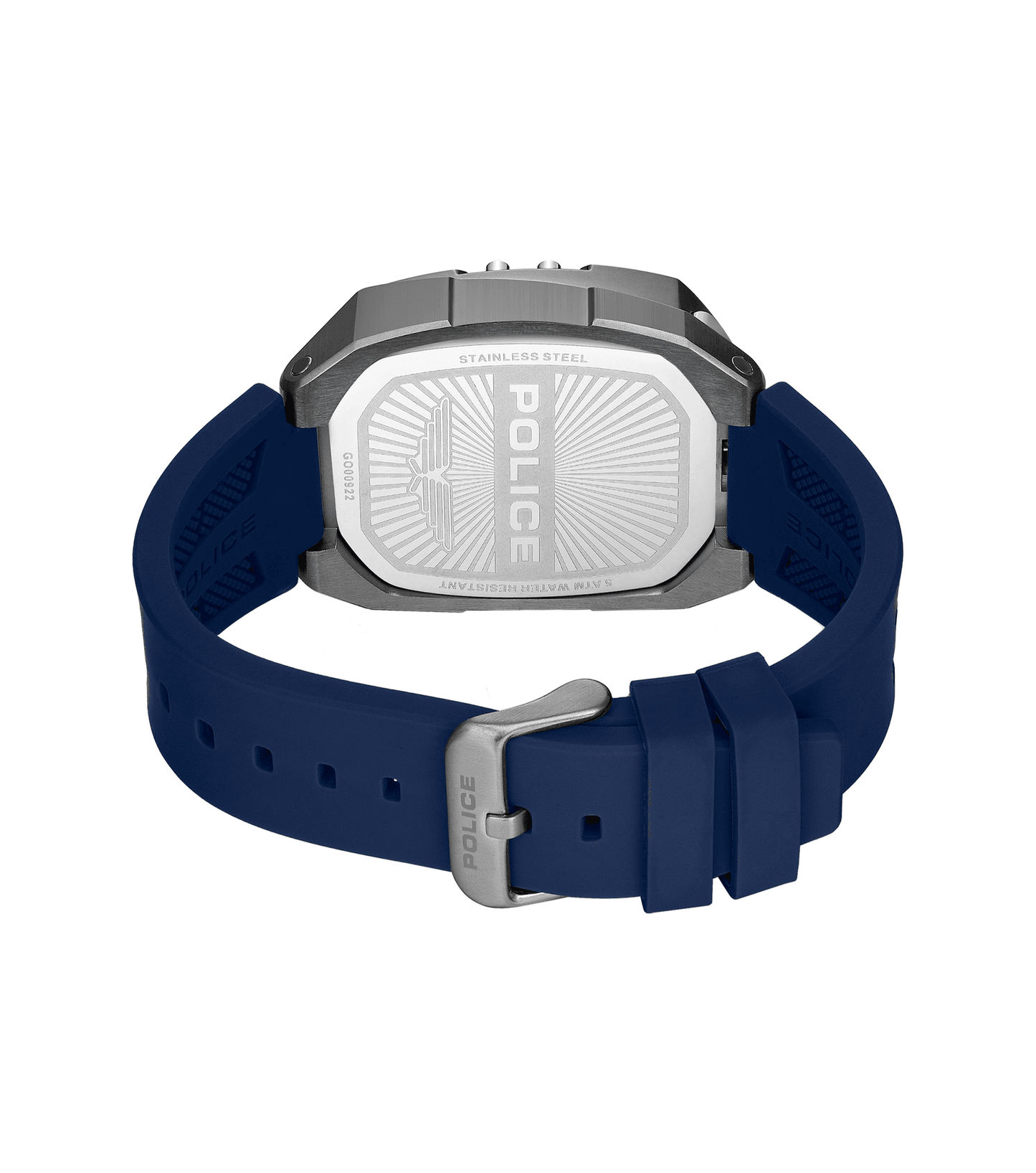 Police Bullhead PEWGO0092205 Herrenuhr Blau • Mineralglaskuppel • Multifunktionswerk, Bild 3