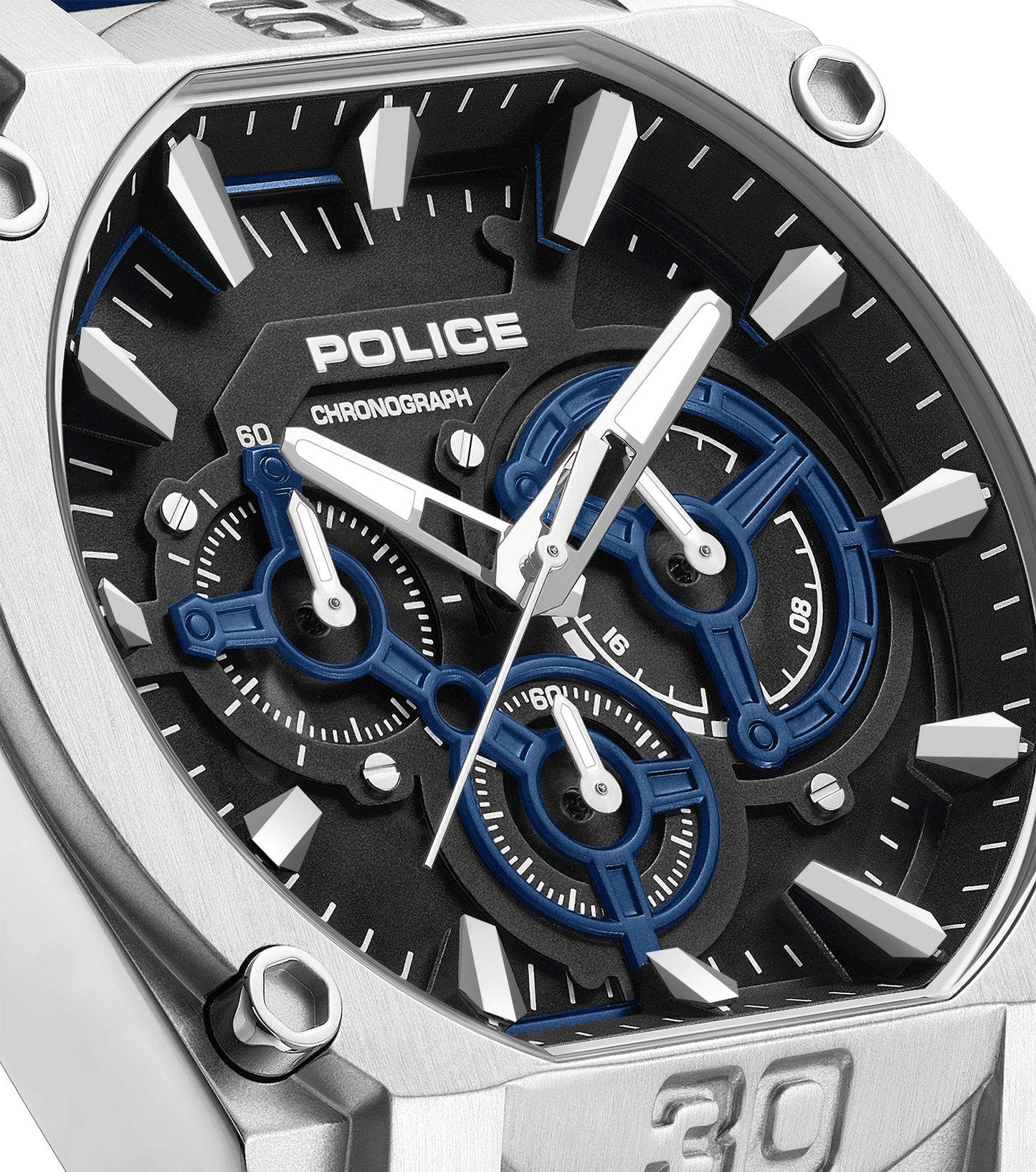 Police Norwood PEWGO0092904 Herrenuhr Blau • Chronograph • 5 ATM Wasserdicht, Bild 4