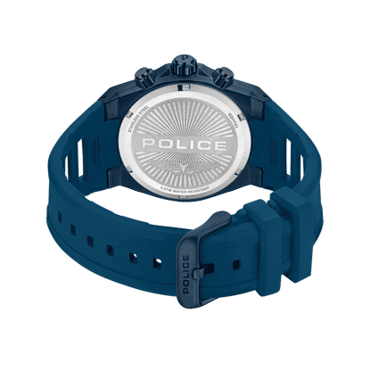 Police Sonic PEWGQ0054302 Herrenuhr Blau • Multifunktionswerk • Silikon-Armband, Bild 3