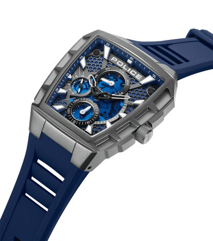 Police Tough Gear PEWGQ0056806 Herrenuhr Blau • Mineralglas • Multifunktion, Bild 2