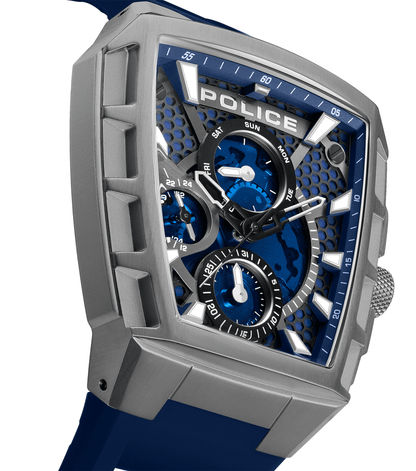 Police Tough Gear PEWGQ0056806 Herrenuhr Blau • Mineralglas • Multifunktion, Bild 4