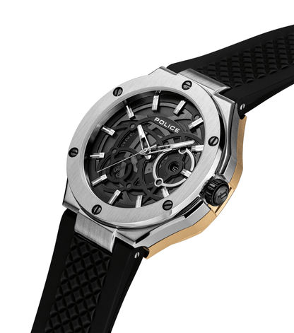 Police DUAL PEWGQ0081901 Herrenuhr Schwarz • Zwei Zifferblätter • Multifunktion, Bild 2