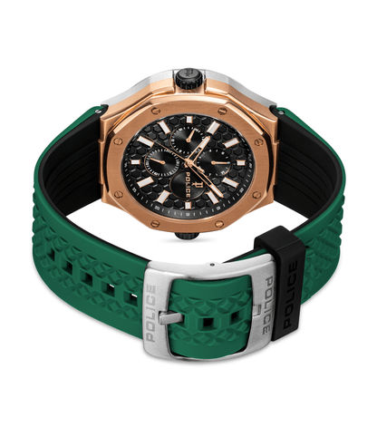 Police DUAL PEWGQ0081902 Herrenuhr Mehrfarbig • Zwei Zifferblätter • Roségold-IP-Beschichtung, Bild 3
