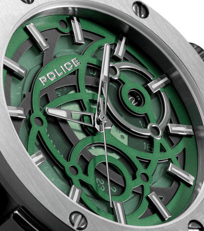 Police DUAL PEWGQ0081902 Herrenuhr Mehrfarbig • Zwei Zifferblätter • Roségold-IP-Beschichtung, Bild 4