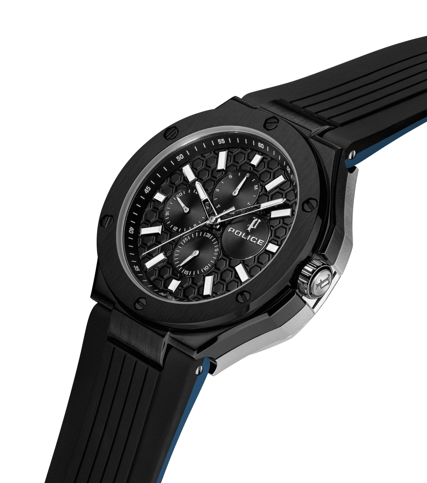 Police DUAL PEWGQ0081903 Herrenuhr Mehrfarbig • Zwei Zifferblätter • Multifunktion, Bild 6