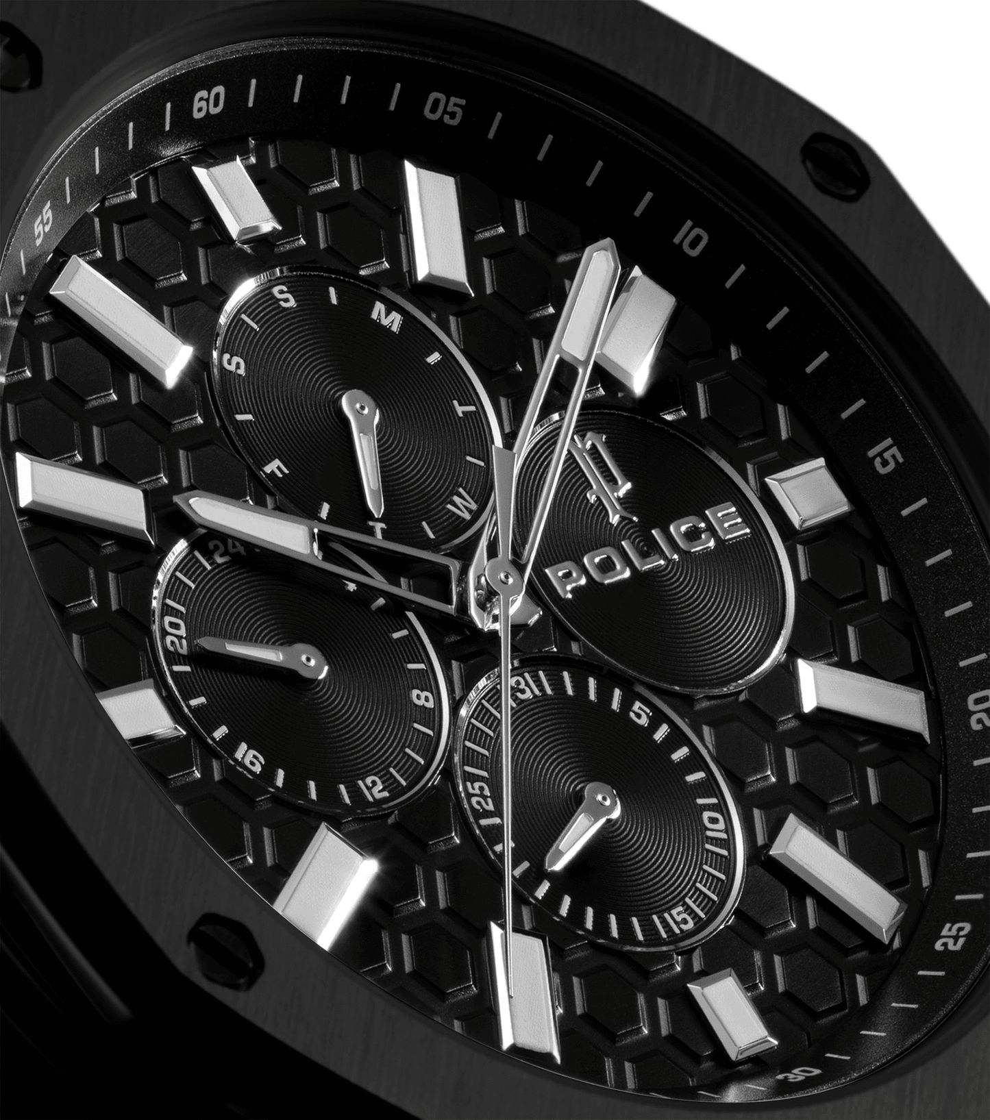 Police DUAL PEWGQ0081903 Herrenuhr Mehrfarbig • Zwei Zifferblätter • Multifunktion, Bild 8