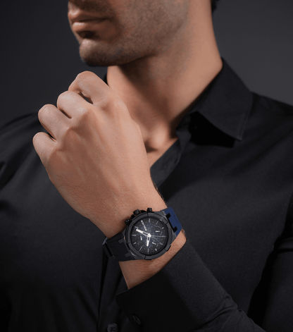 Police Guardian PEWGQ0082001 Herrenuhr Blau • Multifunktion • Silikonarmband, Bild 5