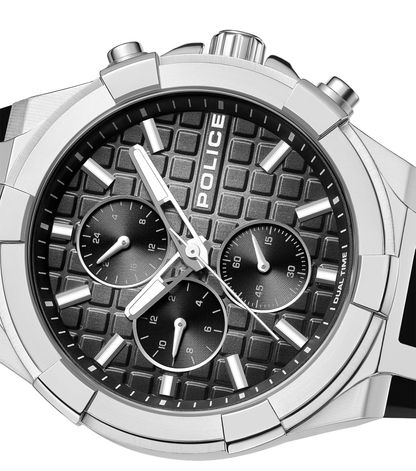 Police Guardian PEWGQ0082002 Herrenuhr Schwarz • Chronograph • 5 ATM Wasserdicht, Bild 4