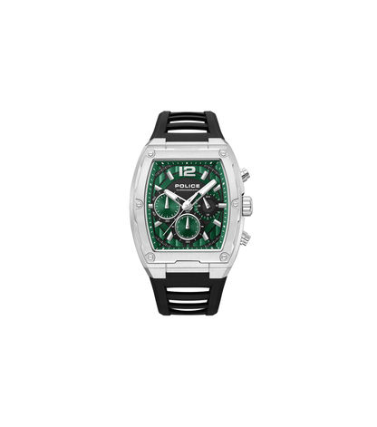 Police Creed PEWGQ0092801 Herrenuhr Schwarz • Dual-Time-Zifferblatt • Edelstahlgehäuse