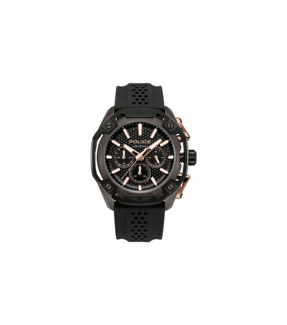 Police Centurian PEWGQ0093201 Herrenuhr Schwarz • Chronograph • Edelstahlgehäuse