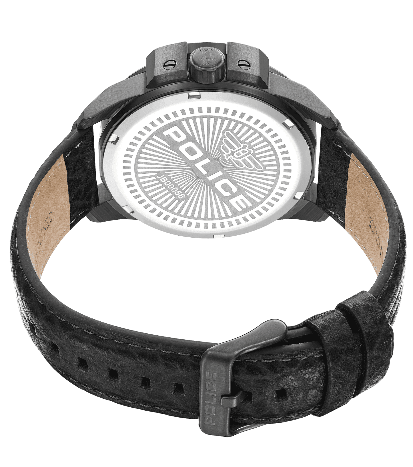 Police Underlined PEWJB0005603 Herrenuhr Schwarz • Lederarmband • Datum-Anzeige, Bild 3