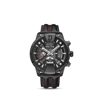Police Huntley PEWJF2203710 Herren • Schwarzes Sunray-Zifferblatt • Multifunktion