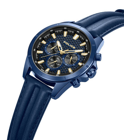 Police Malawi PEWJF2204113 Herrenuhr Blau • Multifunktions-Chronograph • Blaue IP-Beschichtung, Bild 2