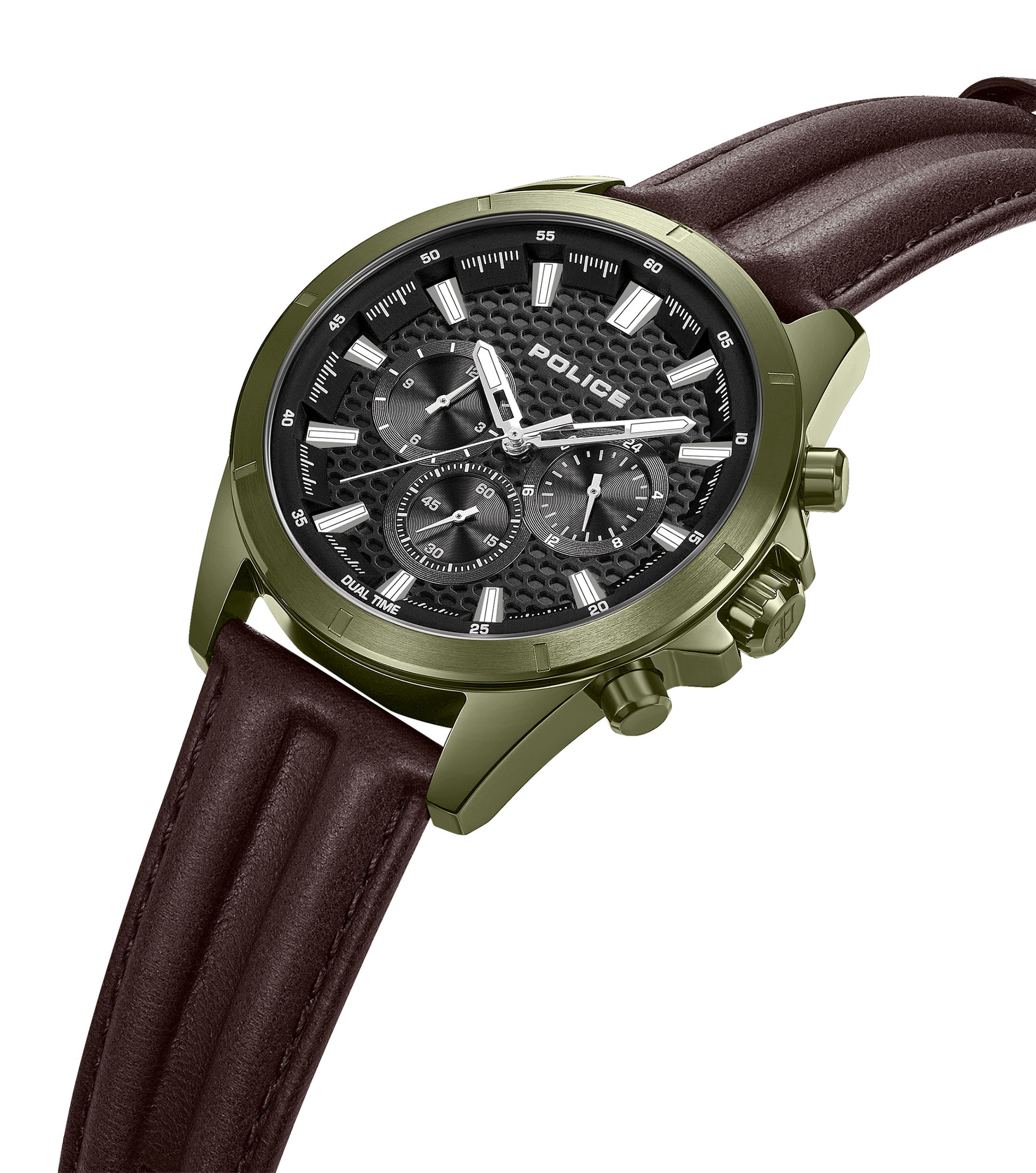 Police Malawi PEWJF2204114 Herren • Multifunktions-Chronograph • Grünes IP-Gehäuse, Bild 2