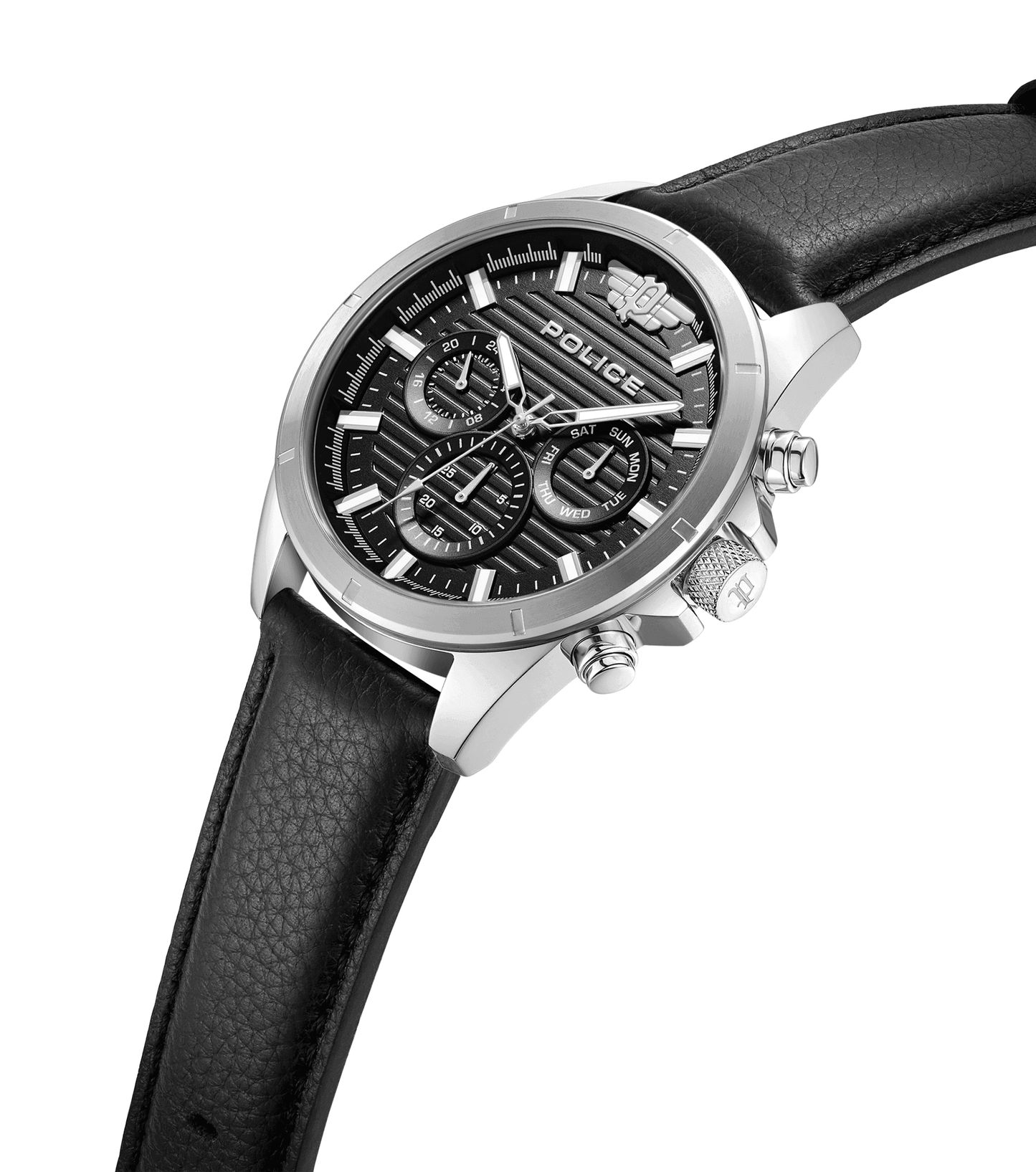 Police Malawi PEWJF2227810 Herrenuhr Schwarz • Edelstahlgehäuse • Multifunktion, Bild 2