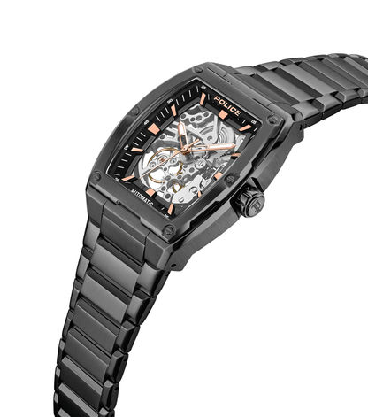 Police Skeletor PEWJL0072201 Herrenuhr Schwarz • Automatikwerk • Mineralglas, Bild 2